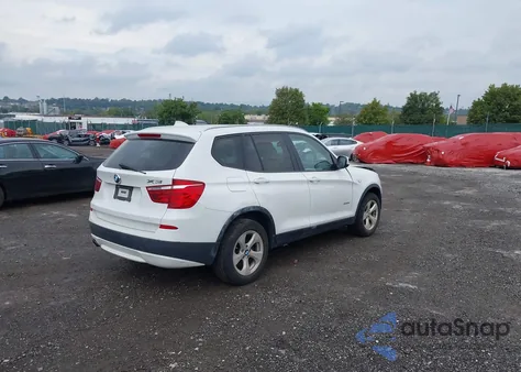 2012 BMW X3 xDrive28I z USA, uszkodzony, nr VIN 5UXWX5C5XCL717937
